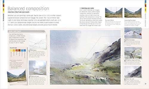 Watercolor Techniques for Artists and Illustrators: Learn How to Paint Landscapes, People, Still Lif