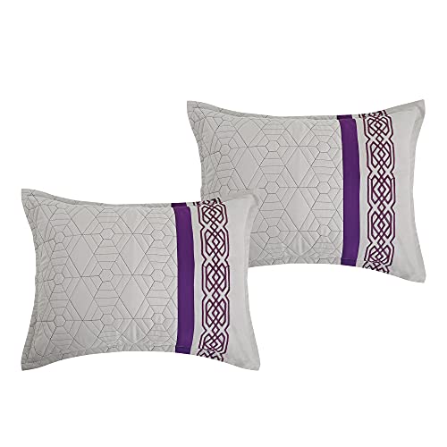 Esca La Casa Comforter Set - Modern Minimalistic Design, Suitable For All Seasons, Decorative Pillow, Matching Shams (Queen) #TOP2