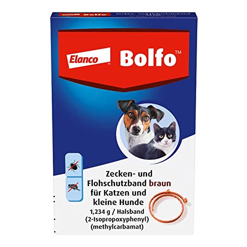 Zeckenhalsband für Katzen von Bayer Vital GmbH BOLFO in Braun