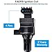 FAERSI UF491 Ignition Coil Pack of 4 Fit for Chevrolet 2.4L 2.2L 2.0L Turbo for Chevy Malibu HHR Cobalt Equinox for GMC Terrain for Pontiac G6 for Buick LaCrosse Regal Replace D522C 12638824 12578224