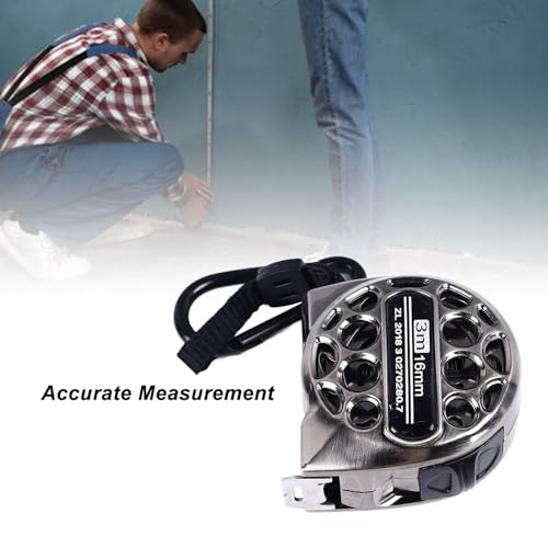 Cinta métrica retráctil acero inoxidable doble cara miniatura 3
