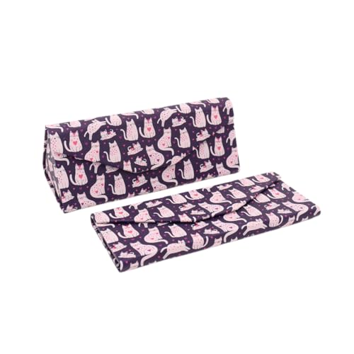 Image of Real Sic Glasses Case for Men and Women - Magnetic Folding Hard Shell Sunglass Holder - Inspired by Adorable Animals