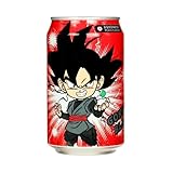 Refresco carbonatado sabor melocotón 330 ml Pack 3 latas coleccionables estilo anime, bebida afrutada dulce y burbujeante para tomar bien fría