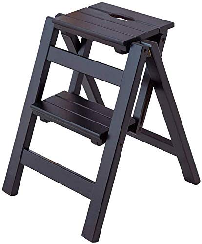 Escaleras multiusos ligeras y taburete plegable de cocina blanco