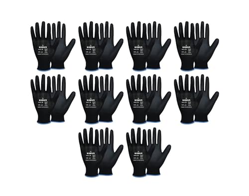 Karam HS24 PU Coated Safety Gloves | Excellent Grip in Dry &...