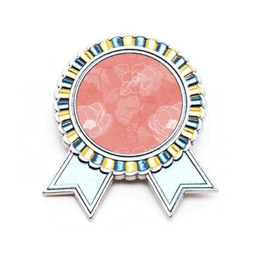 Broche pivoine fleur en métal idée cadeau anniversaire