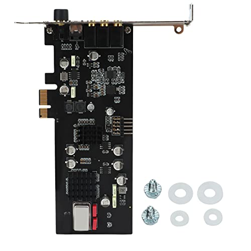 Sound Card 24 Bit 96 Khz Optical Coaxial Decoder Audio Sound Card for Live Broadcasting Gaming Professional Grade High Performance PCB Material