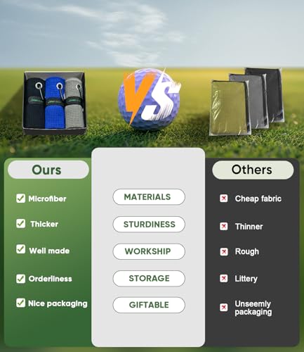 image for Jiskan Pro Golf Towel for Golf Bags Microfiber (16