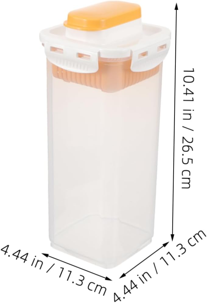SOLUSTRE Multifunctional Laundry Storage Box Sealed Containers Fabric Softener Dispenser Laundry Soap Holder for Dorm Home