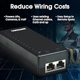 Intellinet 524179 1-port Power over Ethernet wtryskiwacz - czarny