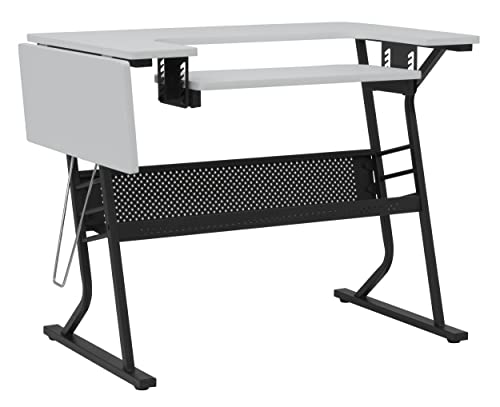 Sew Ready Eclipse Hobby/Sewing Craft Table, Black/White #TOP5