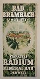  Bad Brambach im Vogtland. Stärkstes Radium Mineral-Bad der Welt.
