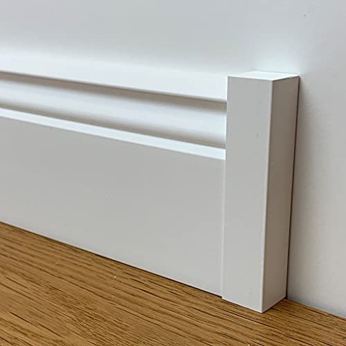 Trevendo® Eckstäbe Innenecke, Außenecke, Verbinder 15er Pack E7: 18 x 18 x 61 mm RAL9016