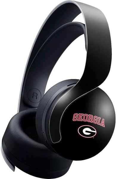 Skinit Decal Gaming Skin Compatible with Pulse 3D Wireless Headset for PS5 - Officially Licensed University of Georgia Bulldogs Design