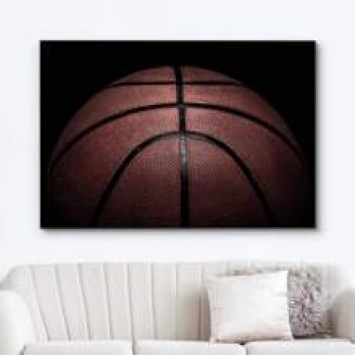Impression sur toile de basket-ball avec cadre de finition 50x70cm