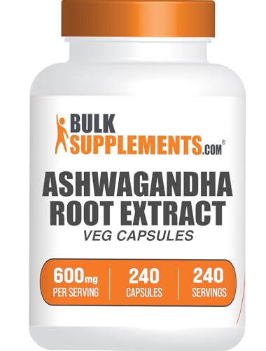 BulkSupplements.com Ashwagandha Root Extract Capsules - Ashwagand...