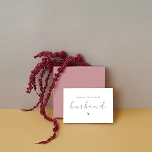 Supershunhu grooms wedding vows card husband to my groom to my husband  urban country home decor