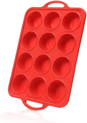 3er-Pack Silikon-Muffinform Für 12 Mini-Muffins – Antihaftbeschichtet, Hitzebeständig Bis 446°F, 30x19,5 Cm