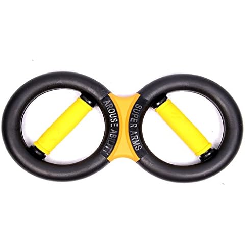 Kemket Latest Super Iron Arm Hand Grip - Best Arm Strengthener - Badminton Back Hand Trainer 10 kg (YELLOW) Cover