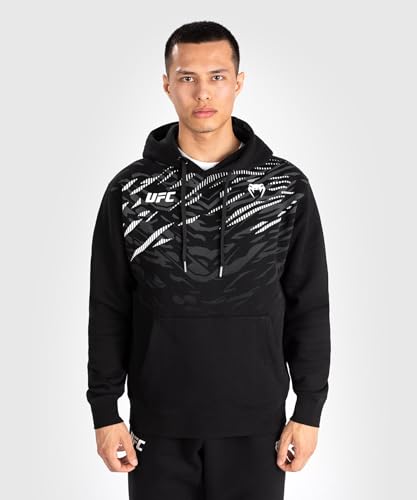 Sweat à Capuche Venum UFC Fusion Replica Hommes Sweat Sport Noir