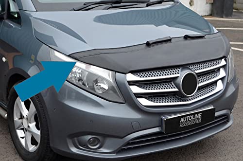Black Bonnet Bra/Protector To Fit Vito W447 (2015-)