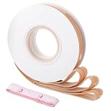 TIESOME ﻿ Skin Color Silicone Gripper Elastic Tape for Sewing, Non-Slip Stretchy Silicone Backed Elastic Band 5/8 Inch Width 5 Yards Per Roll for DIY Garment Accessory Wig Hairbow