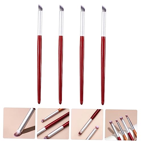 HONMEET 4 Peças Escova Para Arte Em Unhas Acessórios Para Unhas Em Gel Ferramentas Especiais Escova