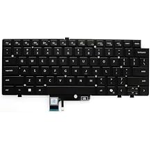 LeFix Backlit Keyboard Replacement for Dell Latitude 7340 7350 7440 7450 7640 7650 Notebook PC,AI Icon Printed,Without Keyboard Trim