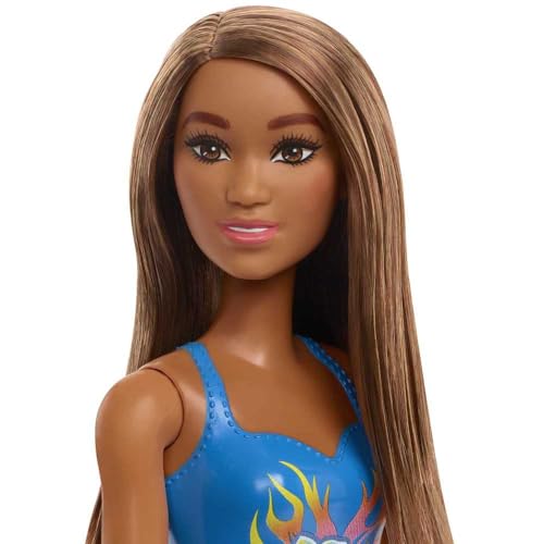 Barbie - Muñeca de Playa - Traje Azul miniatura 1