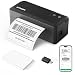 KNAON Label Printer Bluetooth, DHL 4x6 Label Printer Shipping Label Printer, Label Printer Thermal Printer for Etsy, Shopify, Amazon, Black