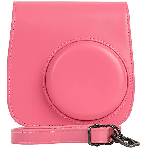 Fujifilm Instax Mini 9 Instant Camera + Fujifilm Instax Mini Film (60 Sheets) Bundle With Deals Number One Accessories Including Carrying Case, Selfie Lens, Photo Album (Flamingo Pink) #TOP1