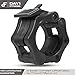 Quick-Release Safety Collars for Olympic Barbells, 2” Plates by D1F, Set of 2 - Weight Locking Clips for Weightlifting Bars - Heavy-Duty 2-inch Plate Clamps for Powerlifting, Strength Training