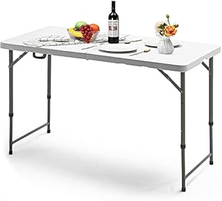 Janoon 6FT HEAVY DUTY 1.8 METER FOLDING CATERING OUTDOOR GARDEN TABLE TRESTLE FOR DINNER & PICNIC PARTY