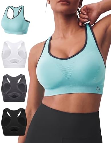 FITTIN Supportive Sports Bra for Large-Bust: 12-Hour Zero-Pressur...