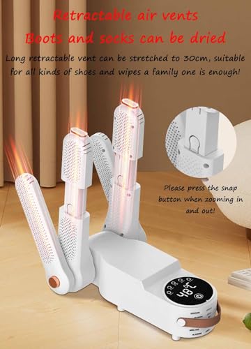 Secador de botas con circulación de aire caliente 360° y temporizador miniatura 6