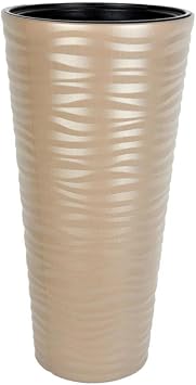 Dore Renk Kumsal Vazo Dekoratif Uzun Saks  5.5 lt 30 * 57cm