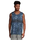 RVCA - Mens Hawaii Mesh Tank Top, Color Duck Blue, Size: Medium