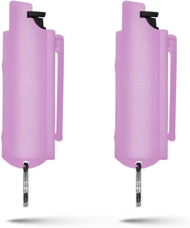 GUARD DOG SECURITY Spray de pimienta de acción rápida, máxima resistencia, rango de 16 pies, clip para cinturón para fácil transporte y acceso