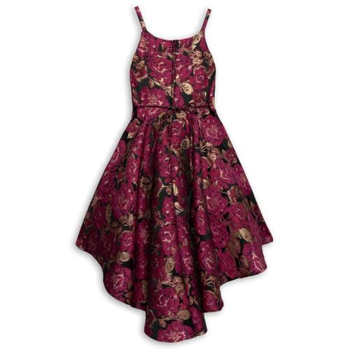 Speechless Girls' Sleeveless High Low Floral Maxi Party Dress2