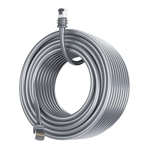 lohepon Starlink Gen 3 Cable, 75FT/23M Satellite Replacement Standard V3 Cable for Starlink Rectangular Satellite Gen 3 Starlink Cable Extension Starlink Accessories Waterproof - Gray