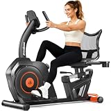 pooboo Recumbent Exercise Bike, Stationary Bikes for Home...