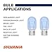 SYLVANIA - 7443 SilverStar Mini Bulb - Brighter and Whiter Light, Ideal for Daytime Running Lights (DRL) and Back-Up/Reverse Lights (Contains 2 Bulbs)