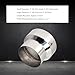 SSN Exhaust Pipe Reducer Component Adapter 4 Inch OD to 5.0 Inch OD Polished 304 Stainless Steel Universal OD 4