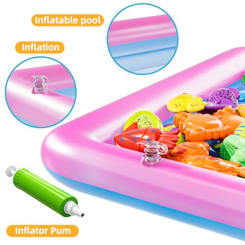 image for TEMI Fishing Toy for Kids 3-8 Years Old, Bath Toy for Child, Magnetic 