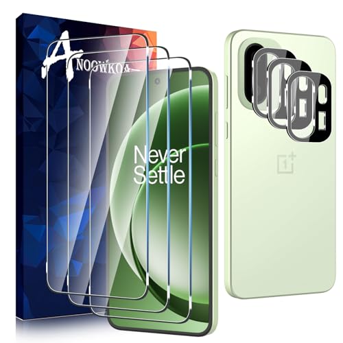 Anoowkoa 3 Pack Glass Screen Protector for OnePlus...