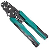 Pasfitloli Wire Crimper for Insulated/Bare/Heat Shrink Connectors 10-22 AWG, 3rd Generation Wire Crimping Tool, Multifunctional Crimpers for Crimping, Stripping, and Cutting