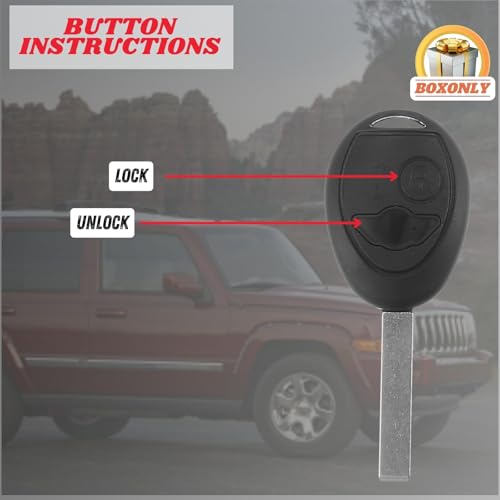 Télécommande Jeep Grand Cherokee M3N5WY783X pour clé Commander 2 boutons