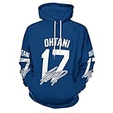 大谷翔平#17新 ドジャ-ース パーカー 男 春秋冬 おしゃれ ジャケット フーディ フード付きポケット 長袖 L