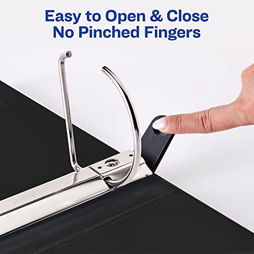 Image of Avery Heavy-Duty View Binder with 4 Inch One Touch EZD Ring, White, 1 Binder (79704)