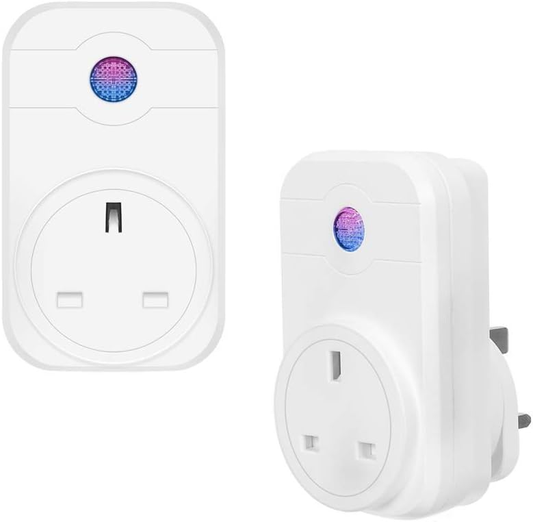 2 Pack ACEMAX Smart WiFi Plug Outlet,Compatible with Alexa, Google Home Assistant,IFTTT, Control Your Devices from Anywhere, Anytime,Timer, Countdown,No Hub Required